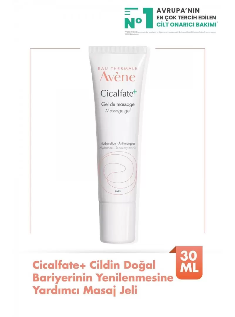 Avene Cicalfate+Massage Gel Masaj Jeli 30 ml