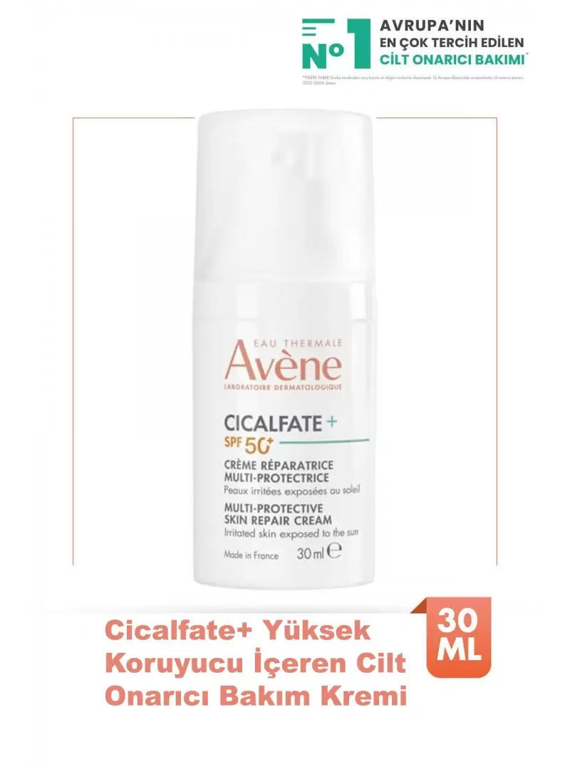 Avene Cicalfate+ Spf50+ Multi Protectice Skin Repair Cream 30 ml - Cilt Onarıcı Bakım Kremi