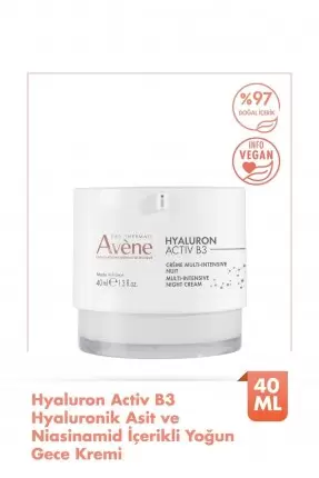 Avene Hyaluron Activ B3 Nuit Creme 40 ml