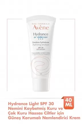 Avene Hydrance UV-Light Spf 30 Emülsiyon 40 ml