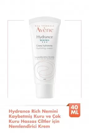 Avene Hydrance Riche Nemlendirici 40 ml