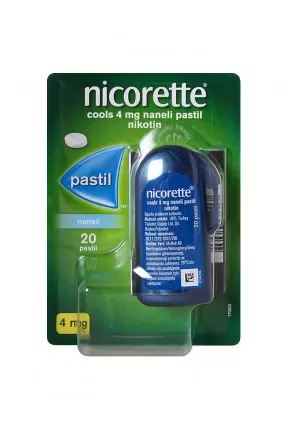 Nicorette Cools 4mg Naneli Pastil 20 Adet