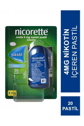 Nicorette Cools 4mg Naneli Pastil 20 Adet