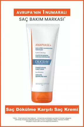 Ducray Anaphase+ Conditioner 200 ml Saç Dökülmesine Karşı Saç Kremi