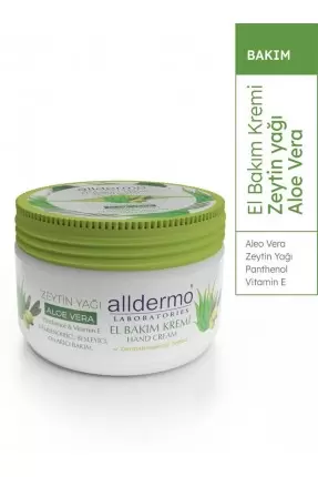 Alldermo El Bakım Kremi - Aloe Vera - 250 ml