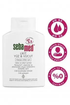 Sebamed Likit Yüz ve Cilt Temizleme Jeli 200ml