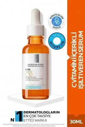 La Roche Posay Pure Vitamin C10 Cilt Serumu Saf C Vitamini İle Işıltı Veren Antioksidan Serum 30ml