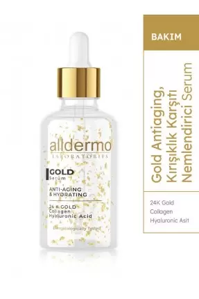 Alldermo Gold Serum - Kırışıklık Karşıtı & Nemlendirici - 30 ml