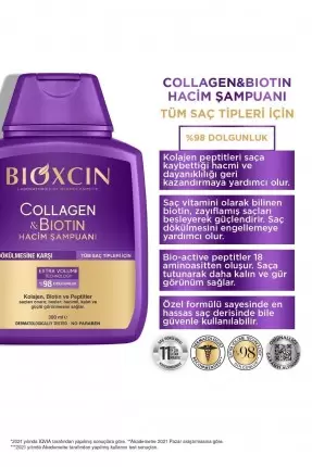 Bioxcin Collagen & Biotin Hacim Şampuanı 300 ml