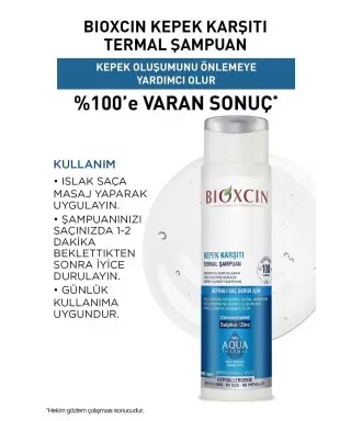 Bioxcin Aqua Thermal Şampuan Kepek Karşıtı 300 ml