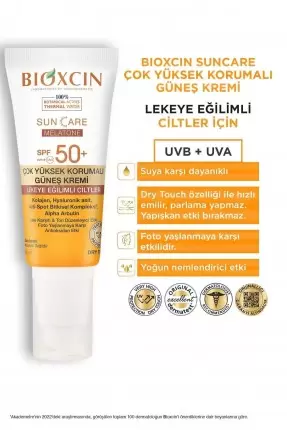 Bioxcin Sun Care Lekeli Ciltler İçin Güneş Kremi Spf 50+ 50 ml