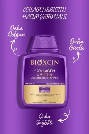 Bioxcin Collagen&Biotin Şampuan 300ml - 2.si %50 İndirimli