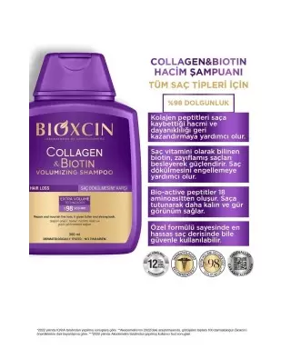 Bioxcin Collagen&Biotin Şampuan 300ml - 2.si %50 İndirimli