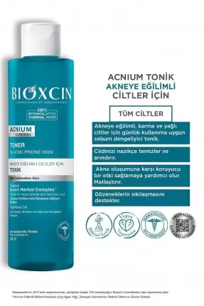 Bioxcin Acnium Akneye Eğilimli Ciltler İçin Tonik 200 ml