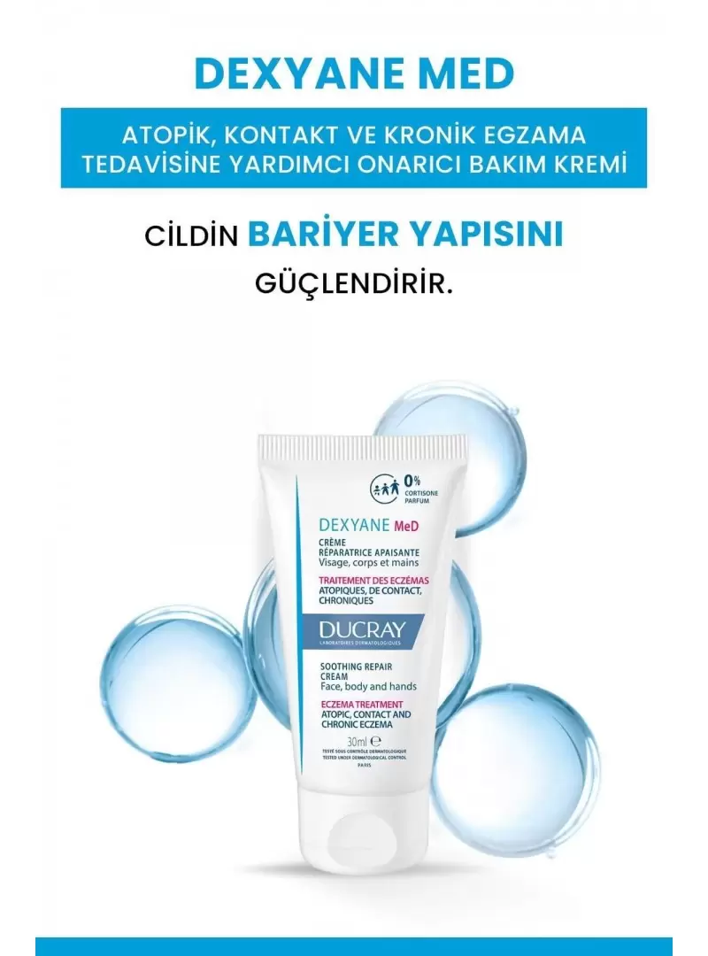 Ducray Dexyane MeD Creme 30 ml Yatıştırıcı Yüz Ve Vücut Kremi