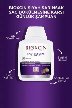 Bioxcin Siyah Sarımsak Şampuanı 3 al 2 öde -3x300ml-