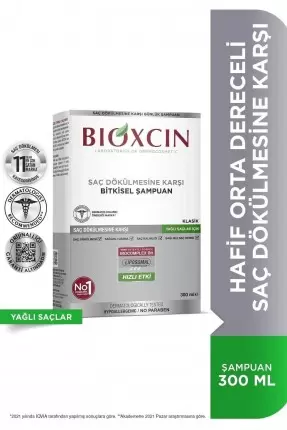 Bioxcin Klasik Şampuan Yağlı Saçlar 300 ml