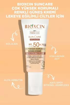 Bioxcin Sun Care Lekeli Ciltler İçin Renkli Güneş Kremi Spf 50+ 50 ml