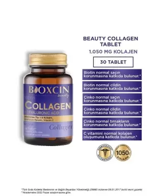 Bioxcin Collagen Hyaluronic Acid 30 Tablet