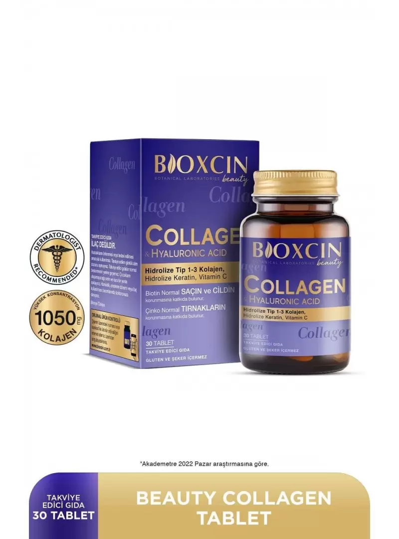 Bioxcin Collagen Hyaluronic Acid 30 Tablet