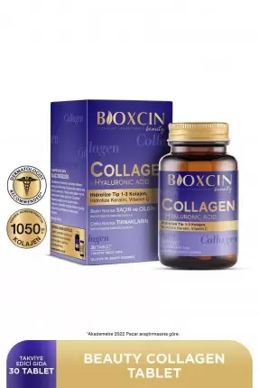 Bioxcin Collagen Hyaluronic Acid 30 Tablet