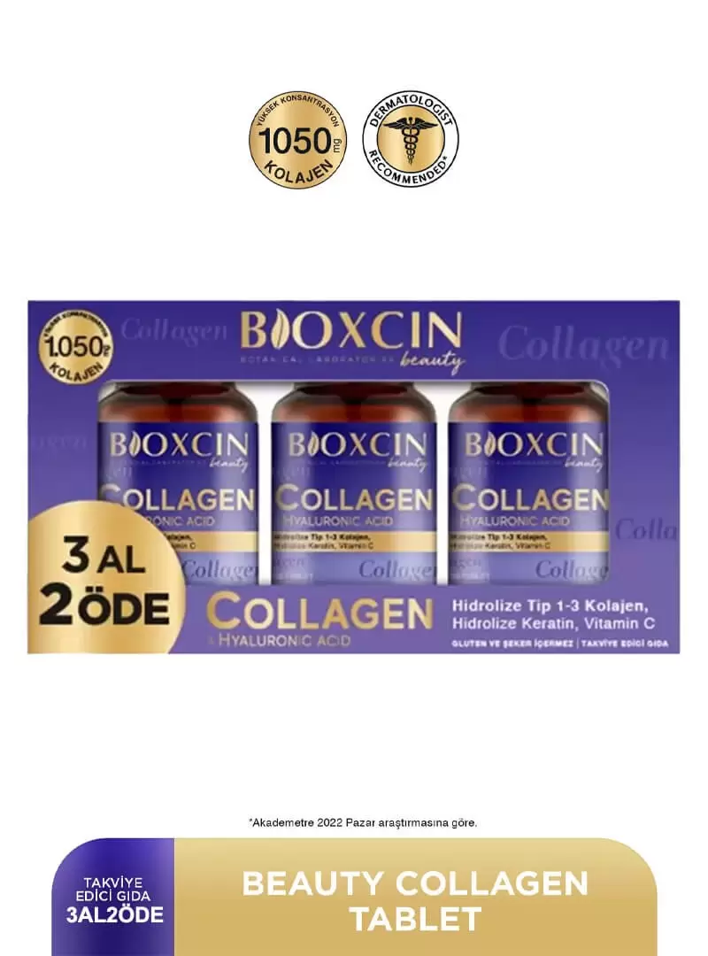 Bioxcin Beauty Collagen 30 Tablet 3 Al 2 Öde