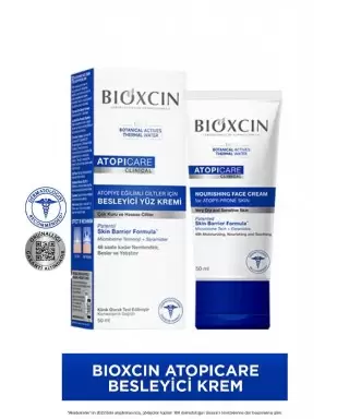Bioxcin Atopicare Atopiye Eğilimli Ciltler İçin Besleyici Yüz Kremi 50 ml