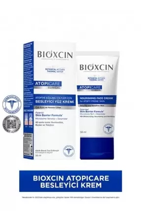 Bioxcin Atopicare Atopiye Eğilimli Ciltler İçin Besleyici Yüz Kremi 50 ml