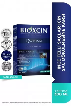 Bioxcin Quantum Şampuan Yağlı Saçlar 300 ml