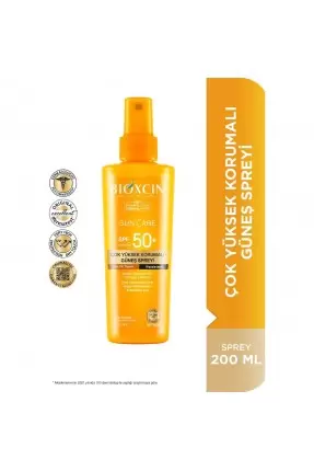 Bioxcin Sun Care Tüm Ciltler İçin Güneş Spreyi Spf 50+ 200 ml