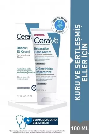 CeraVe Reparative Hand Cream Onarıcı El Kremi 100 ml