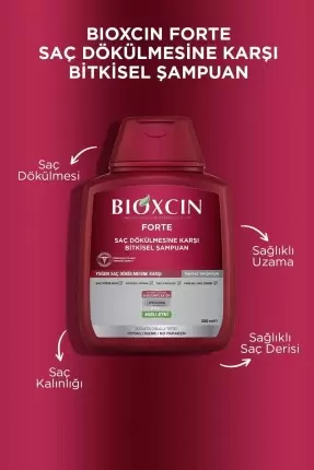 Bioxcin Forte Şampuan 3 Al 2 Öde 3x300 Ml - Yoğun Saç Dökülmesi Şampuanı