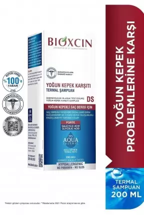 Bioxcin Aqua Thermal Şampuan Yoğun Kepek Karşıtı DS 200 ml