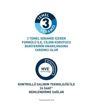 CeraVe Nemlendirici Losyon Kuru Ciltler Seramid ve Hyalüronik Asit İçerikli Yüz Vücut 236ml