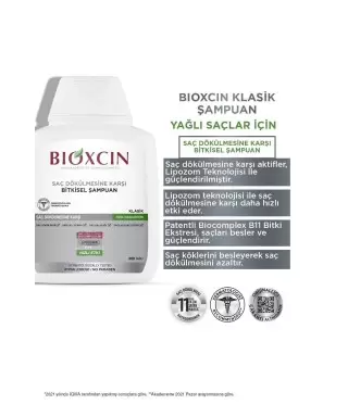 Bioxcin Klasik Şampuan Yağlı Saçlar 3 al 2 öde