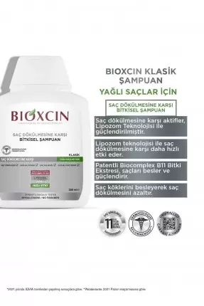 Bioxcin Klasik Şampuan Yağlı Saçlar 3 al 2 öde