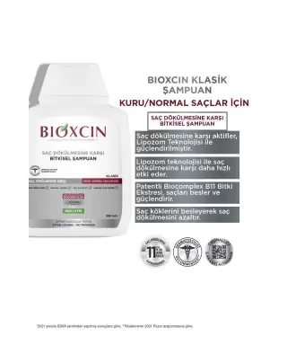 Bioxcin Klasik Şampuan Kuru-Normal Saçlar 300 ml