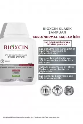 Bioxcin Klasik Şampuan Kuru-Normal Saçlar 300 ml