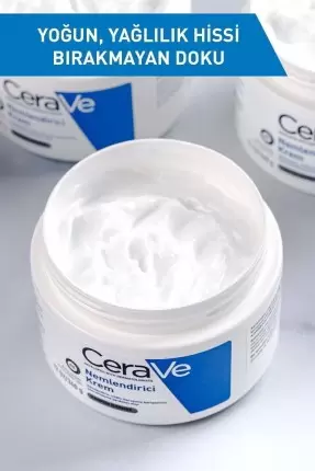 CeraVe Nemlendirici Krem Kuru Ciltler Seramid ve Hyalüronik Asit İçerikli Yüz Vücut 340gr