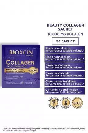 Bioxcin Collagen Hyaluronic Acid 30 Şase