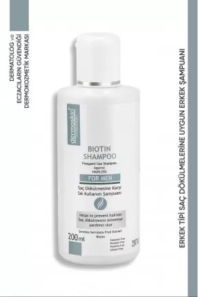 Dermoskin Biotin Şampuan Erkek 200 ml