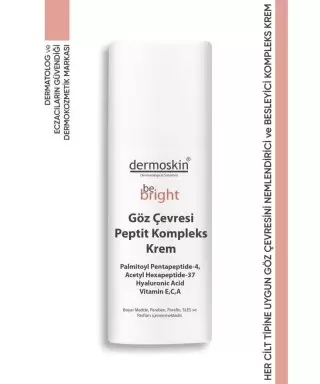 Dermoskin Be Bright Göz Çevresi Peptit Kompleks Krem 15 ml