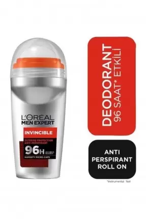 Loreal Paris Men Expert İnvincible 96 Saat XXL Ball Roll On - Koku ve Islaklık - 50 ml