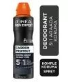 Loreal Paris Men Expert Carbon Protect 5in1 Sprey Deodorant - Komple Koruma - 150 ml