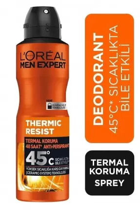 Loreal Paris Men Expert Thermic Resist Sprey Deodorant - Termal Koruma - 150 ml