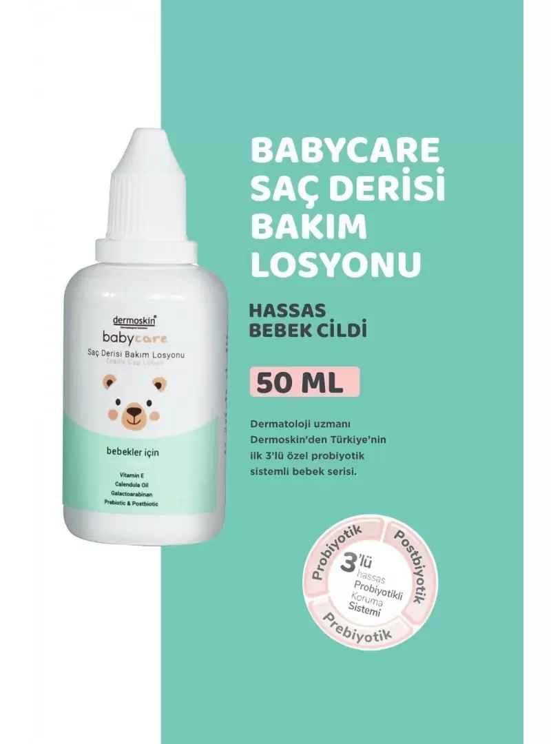 Dermoskin Babycare Saç Derisi Bakım Losyonu 50 ml