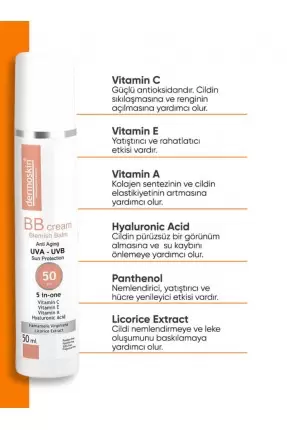 Dermoskin BB Cream SPF 50+ 50 ml