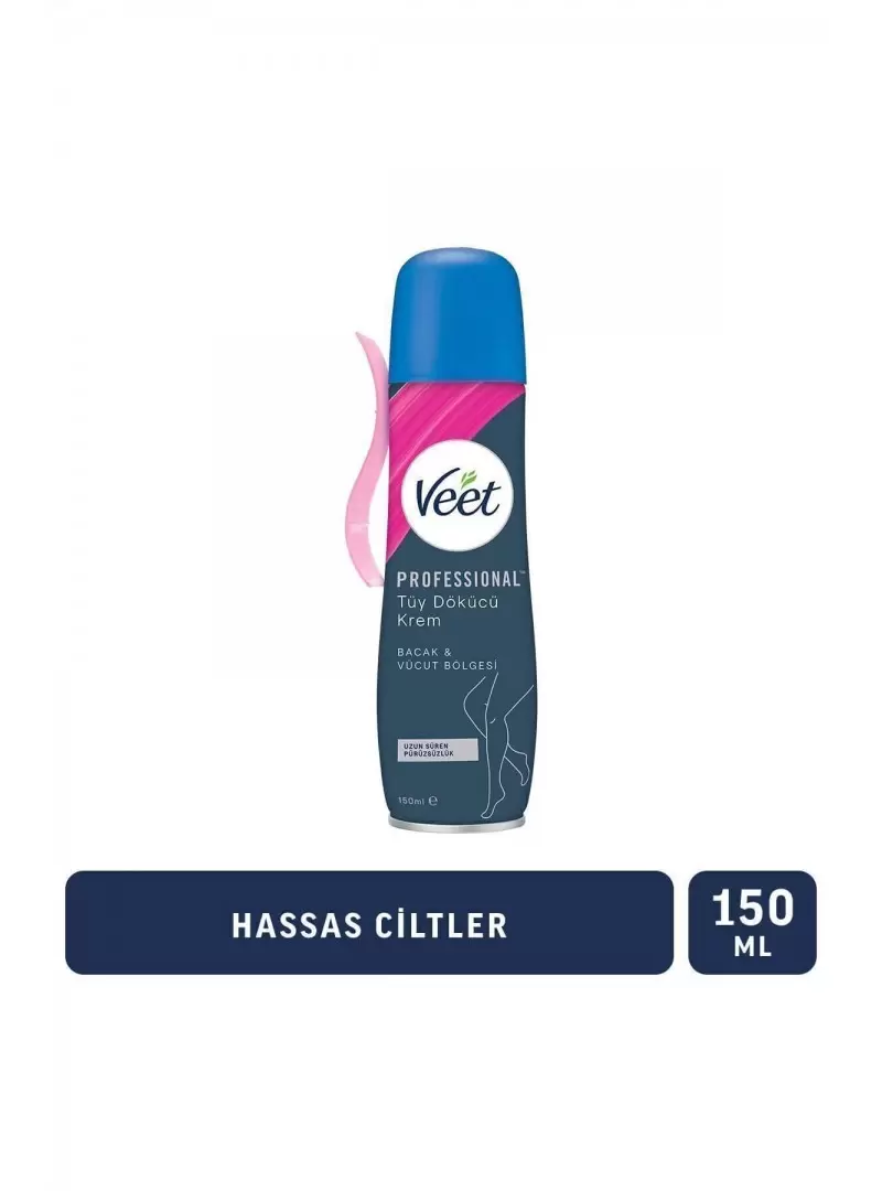 Veet Professional Tüy Dökücü Krem Sprey Hassas Ciltler 150 ml