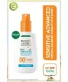 Garnier Ambre Solaire Kids Sensitive Advanced Sprey SPF 50+ - Çocuklar İçin Hassas Cilt Güneş Koruyucu Sprey - 150 ml