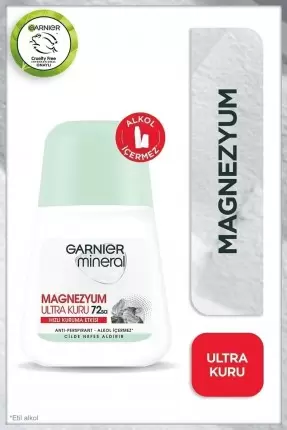 Garnier Mineral Magnezyum Ultra Kuru Roll-on 50 ml